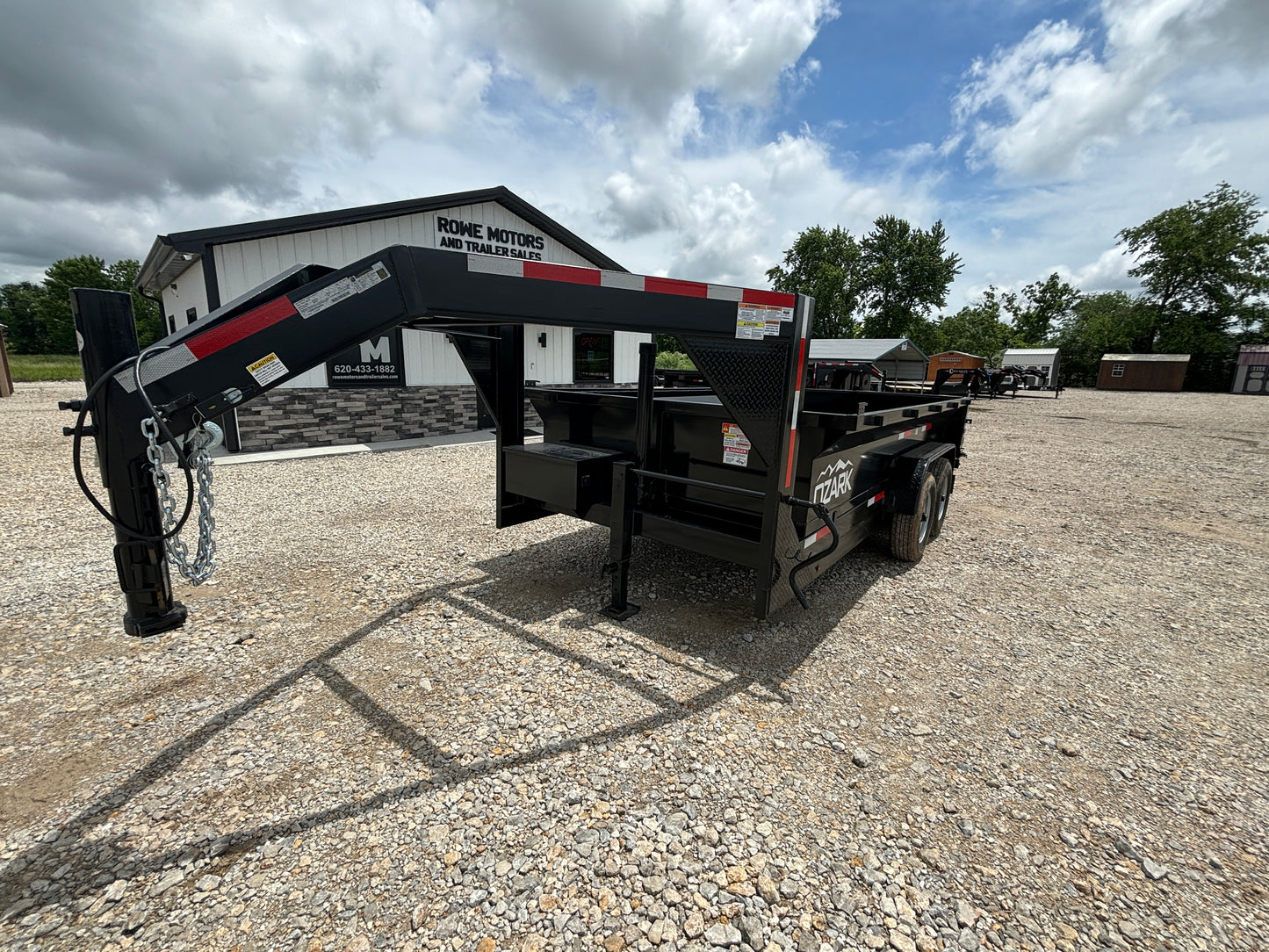 2024 14 14K GOOSENECK TILT TRAILER COUPLER