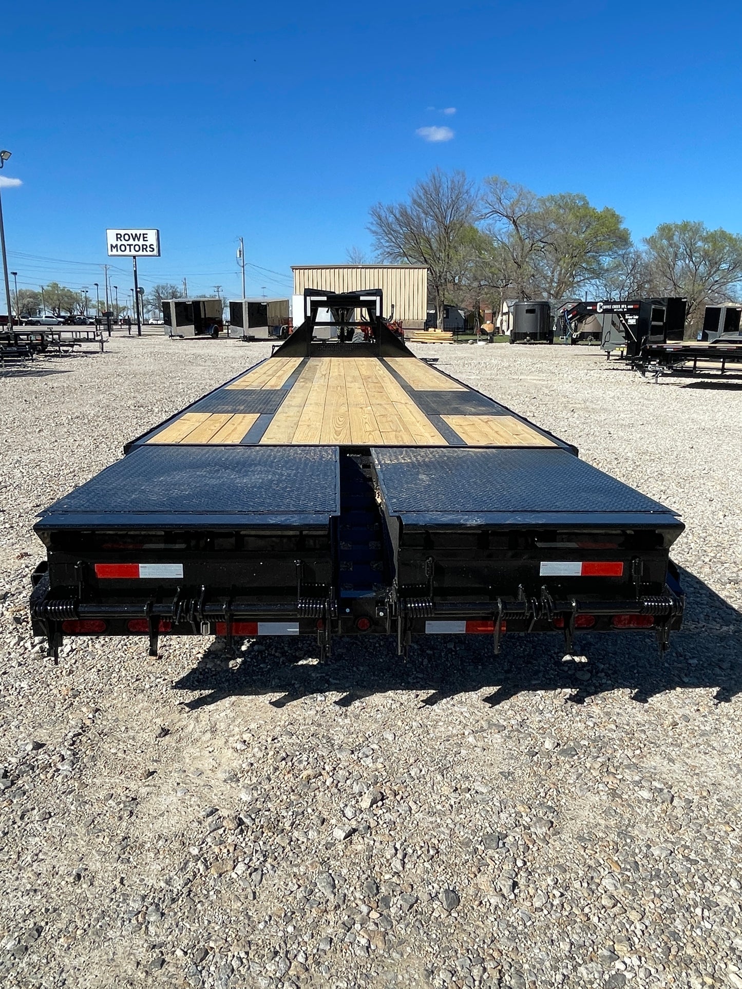 2025 Coffee Creek 32' 22K Flatbed Equipment Trailer