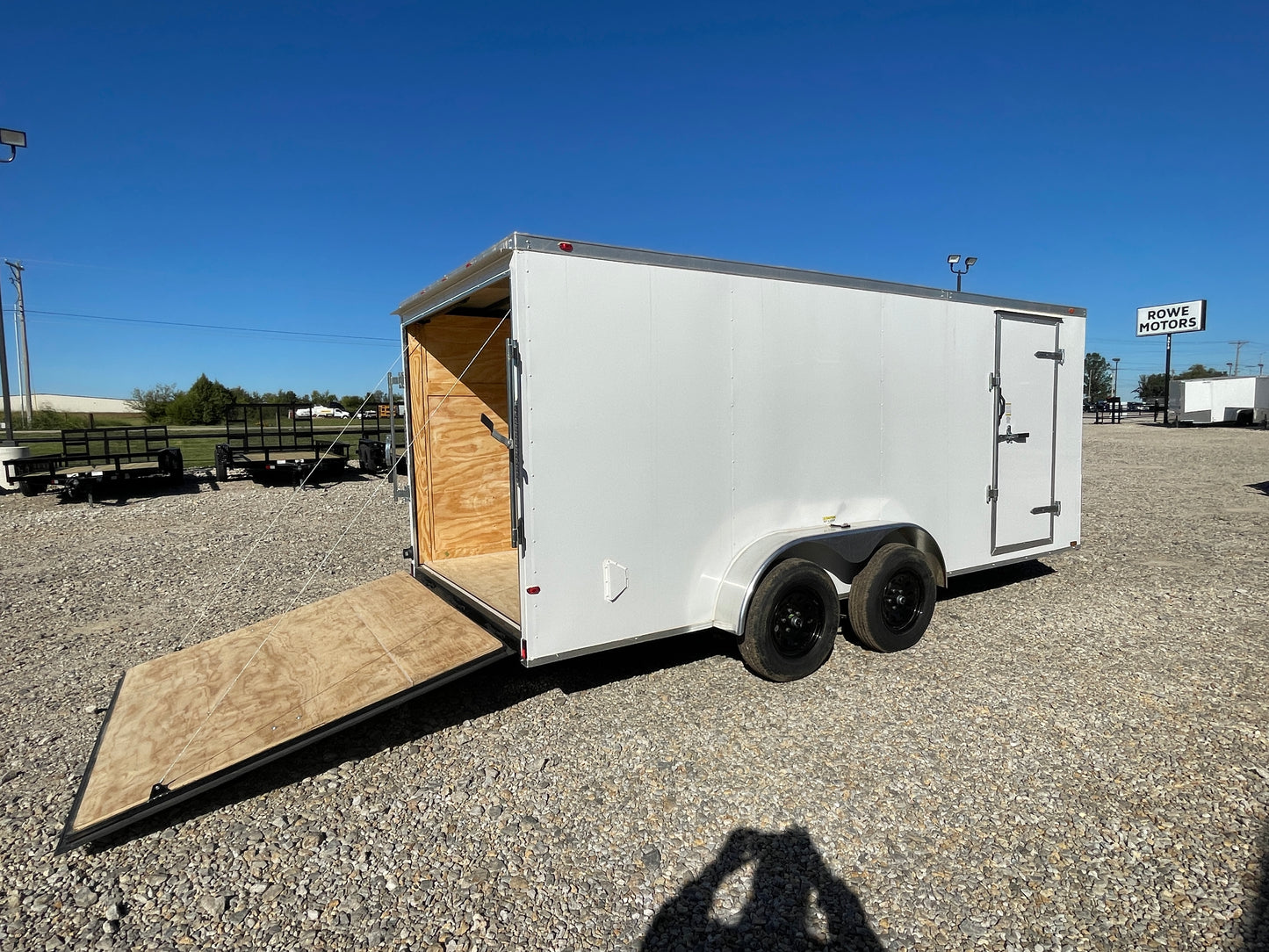 2024 CYNERGY 7X16 ENCLOSED CARGO TRAILER RAMP AND SIDE DOOR