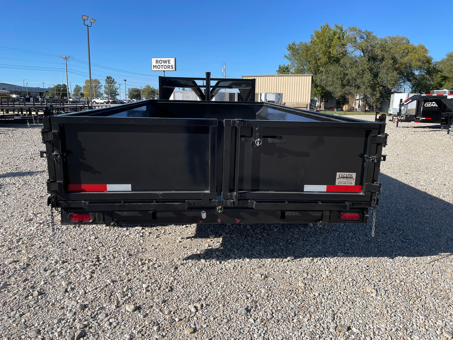 2024 OZARK 16 14K GOOSNECK DUMP TRAILER SPREADER GATE