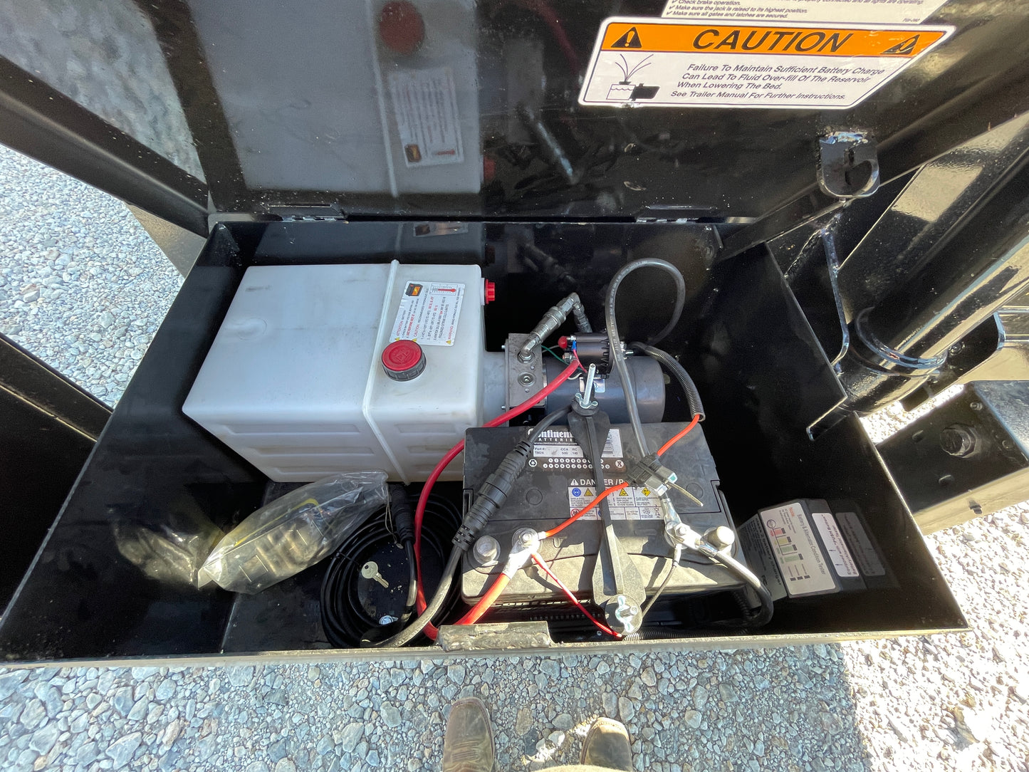 2024 OZARK 16 14K GOOSNECK DUMP TRAILER TOOLBOX