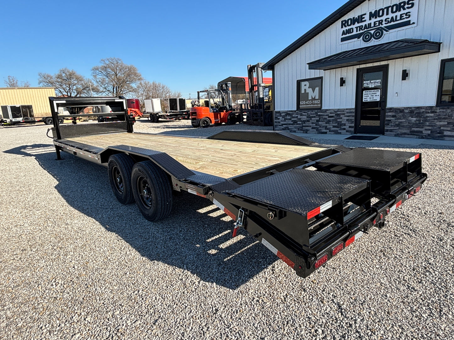 2025 Coffee Creek 102" x 28' 14k Gooseneck Drive Over Fender Equipment Trailer