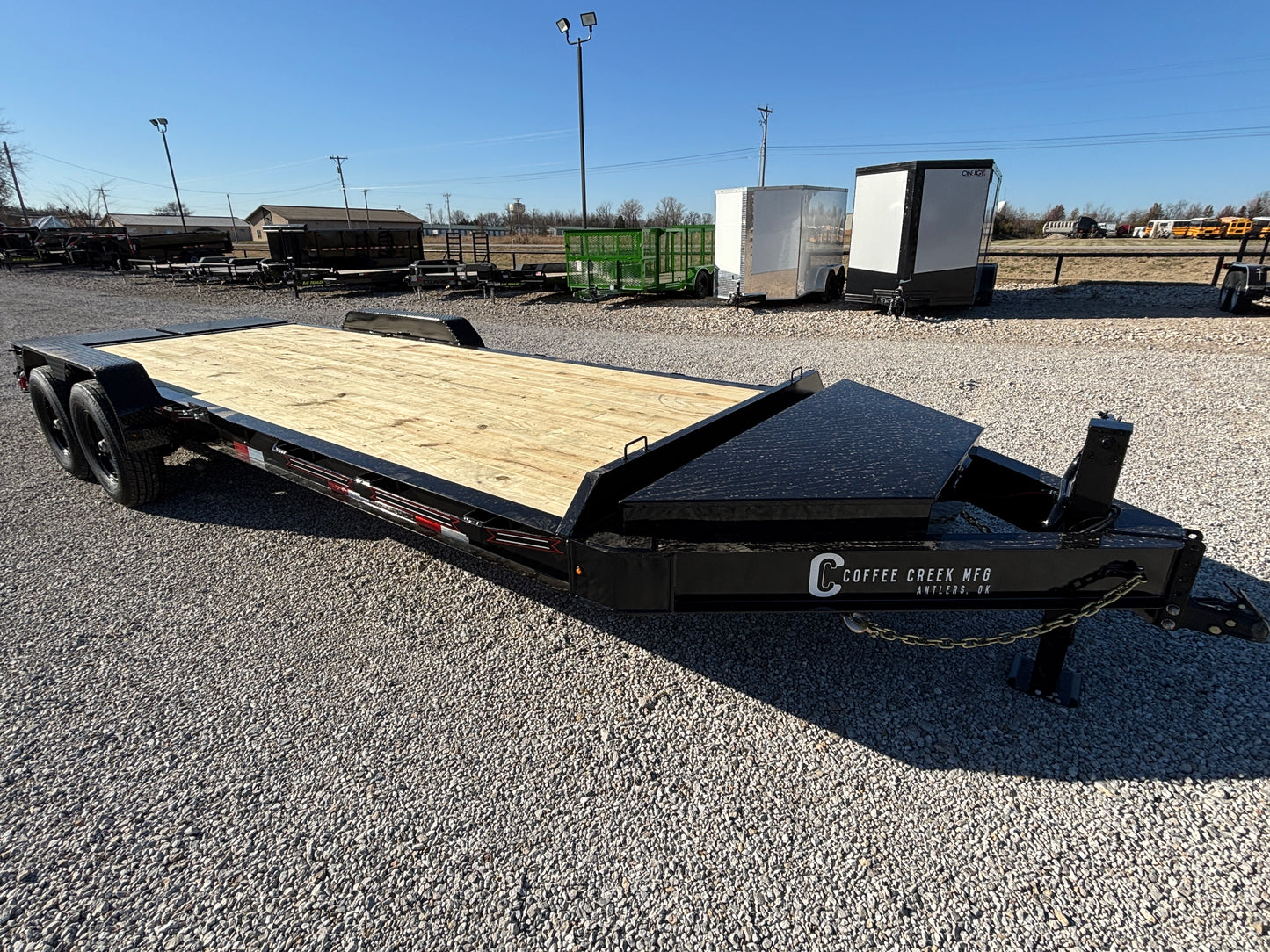 2025 Coffee Creek 24' 14K I-Beam Equipment Trailer