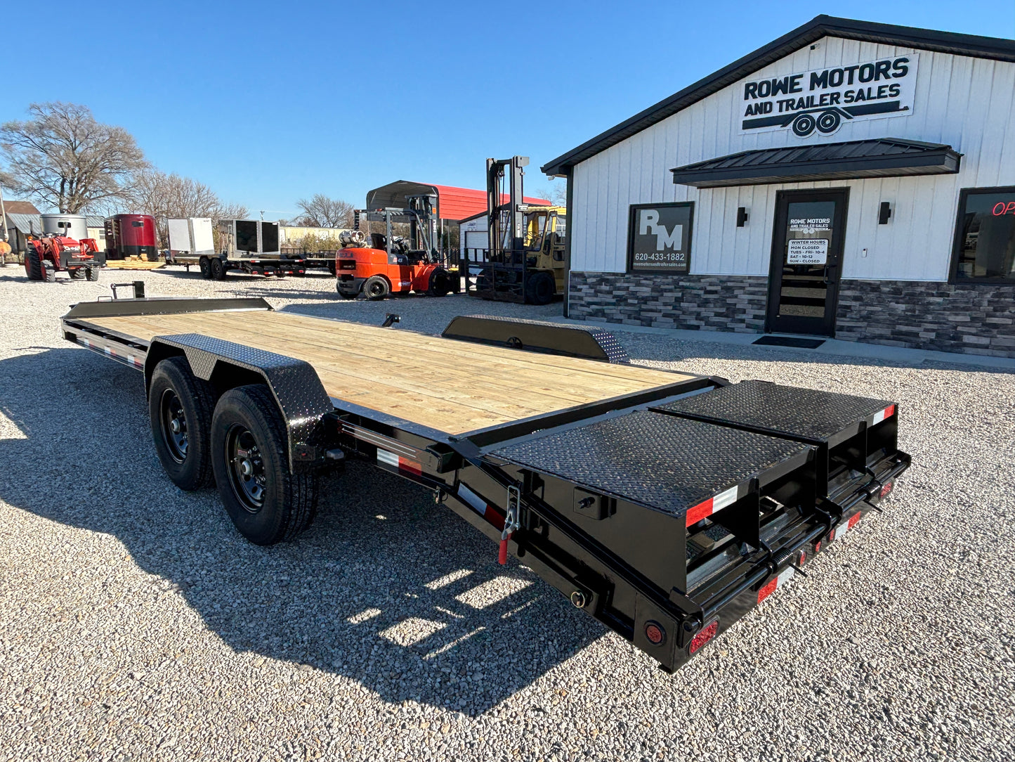 2025 Coffee Creek 24' 14K I-Beam Equipment Trailer