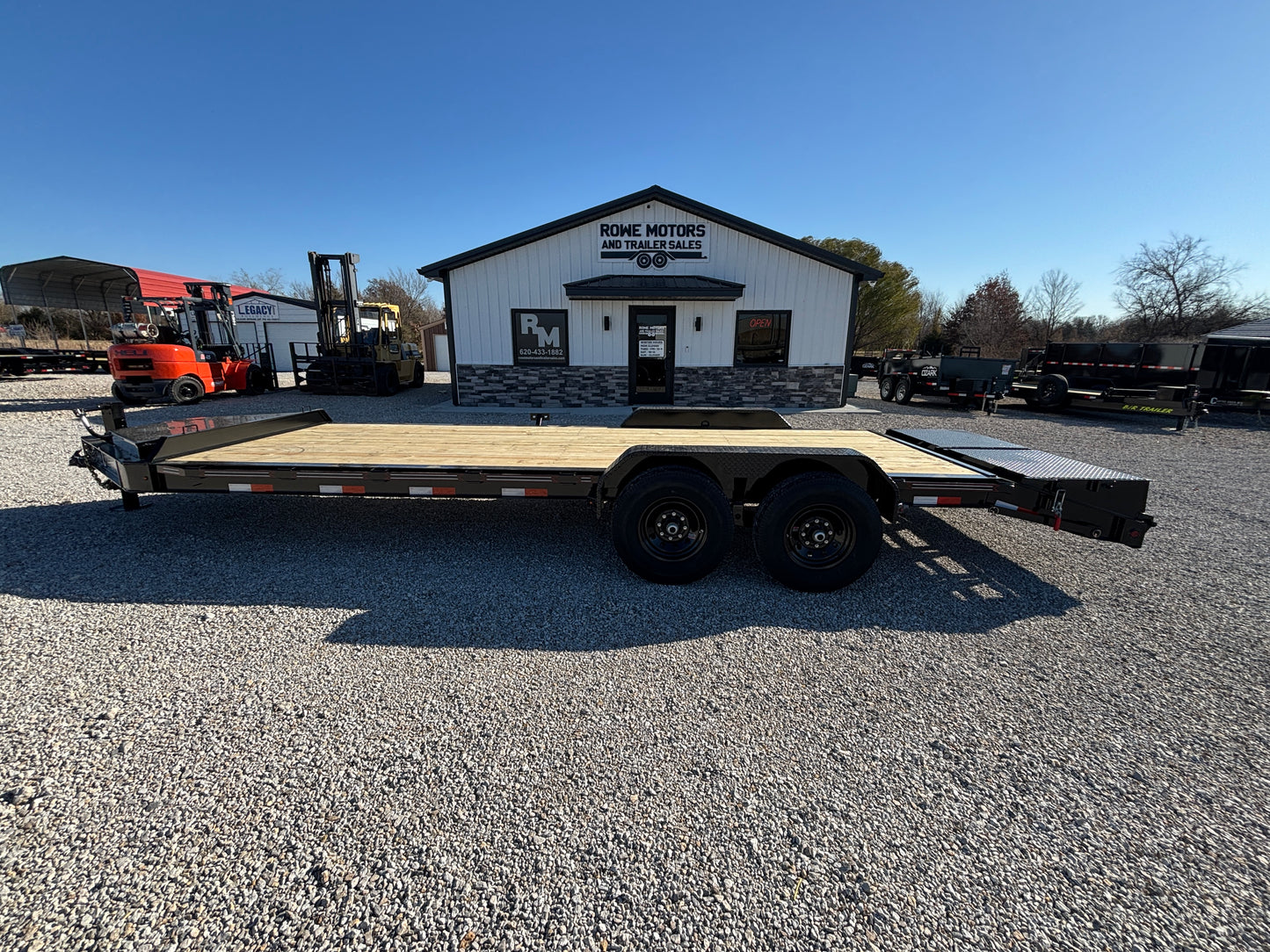 2025 Coffee Creek 24' 14K I-Beam Equipment Trailer