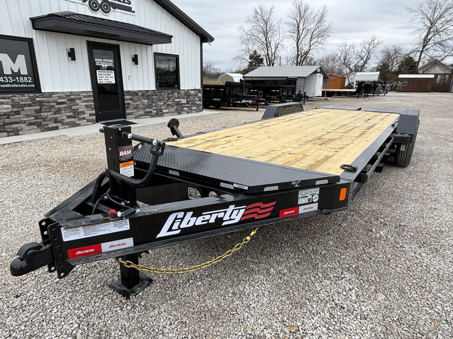 2025 Liberty 22' 15.4K Equipment Trailer W/ Mini Megas