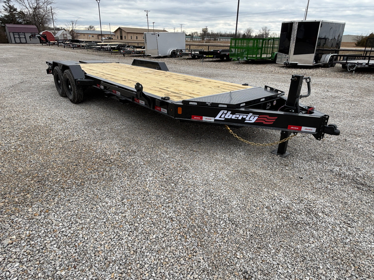 2025 Liberty 22' 15.4K Equipment Trailer W/ Mini Megas