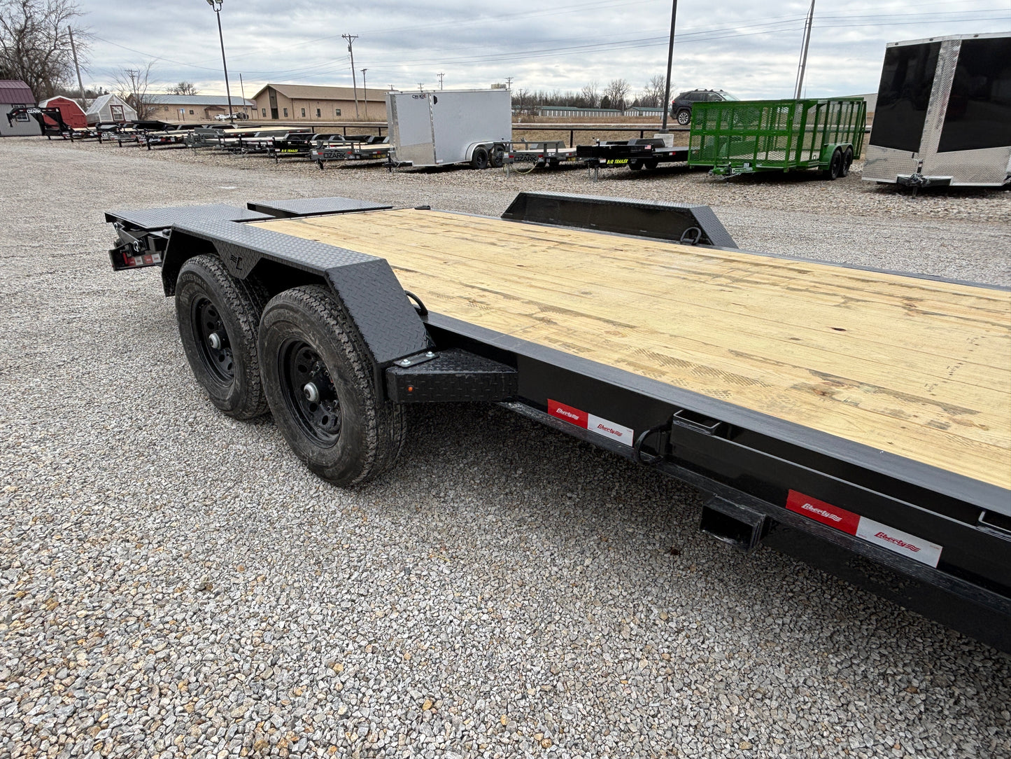 2025 Liberty 22' 15.4K Equipment Trailer W/ Mini Megas