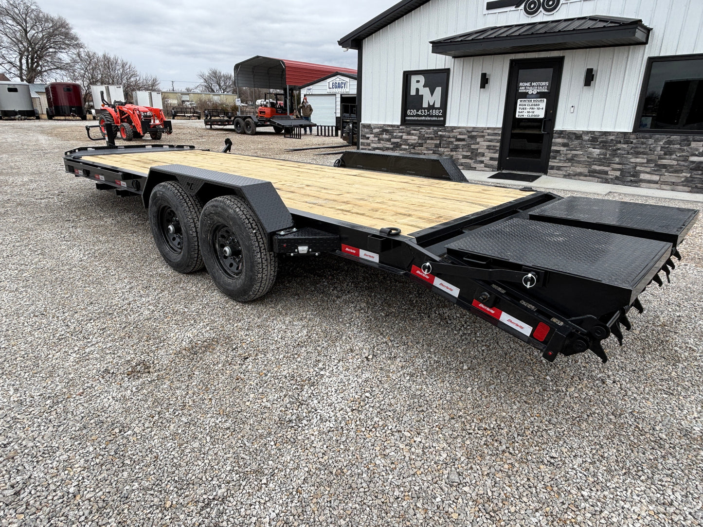 2025 Liberty 22' 15.4K Equipment Trailer W/ Mini Megas
