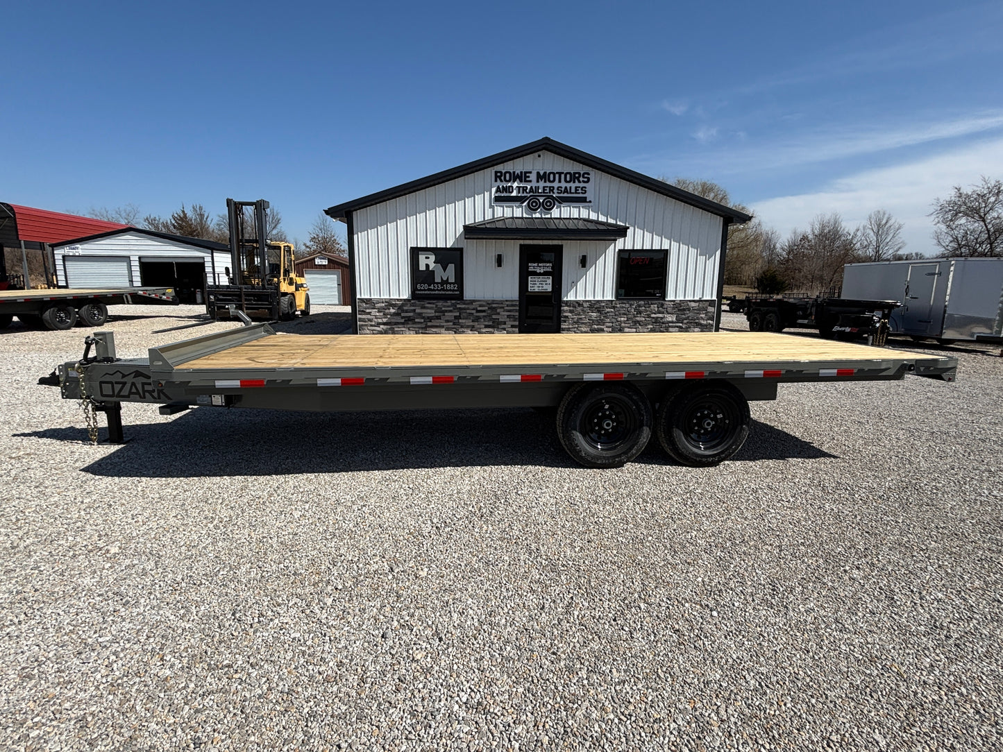 2025 Ozark 102" x 20' 14K Mini Deckover Trailer Gray
