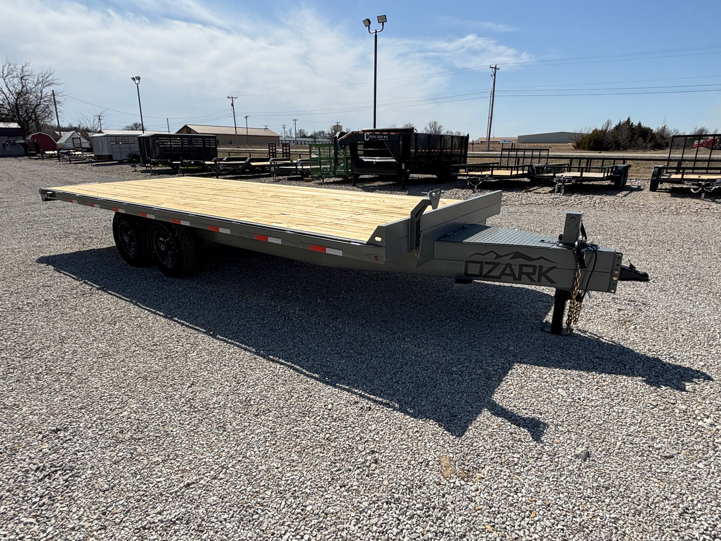 2025 Ozark 102" x 20' 14K Mini Deckover Trailer Gray