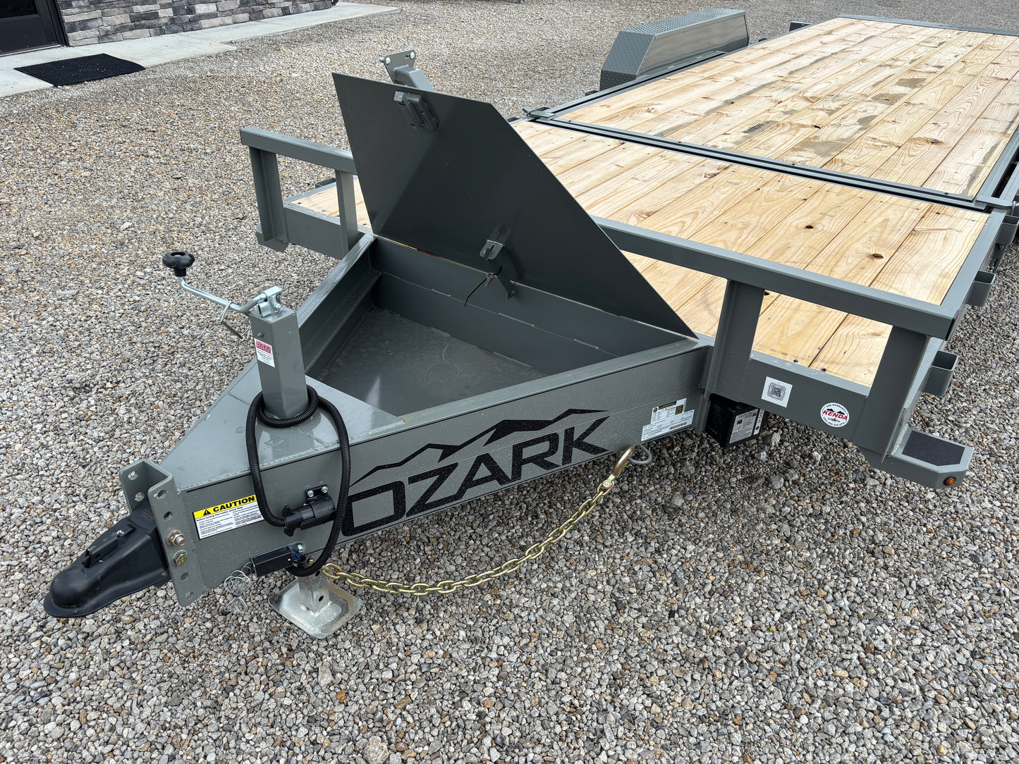 2025 Ozark 22' 10K Tilt Trailer *Gray*