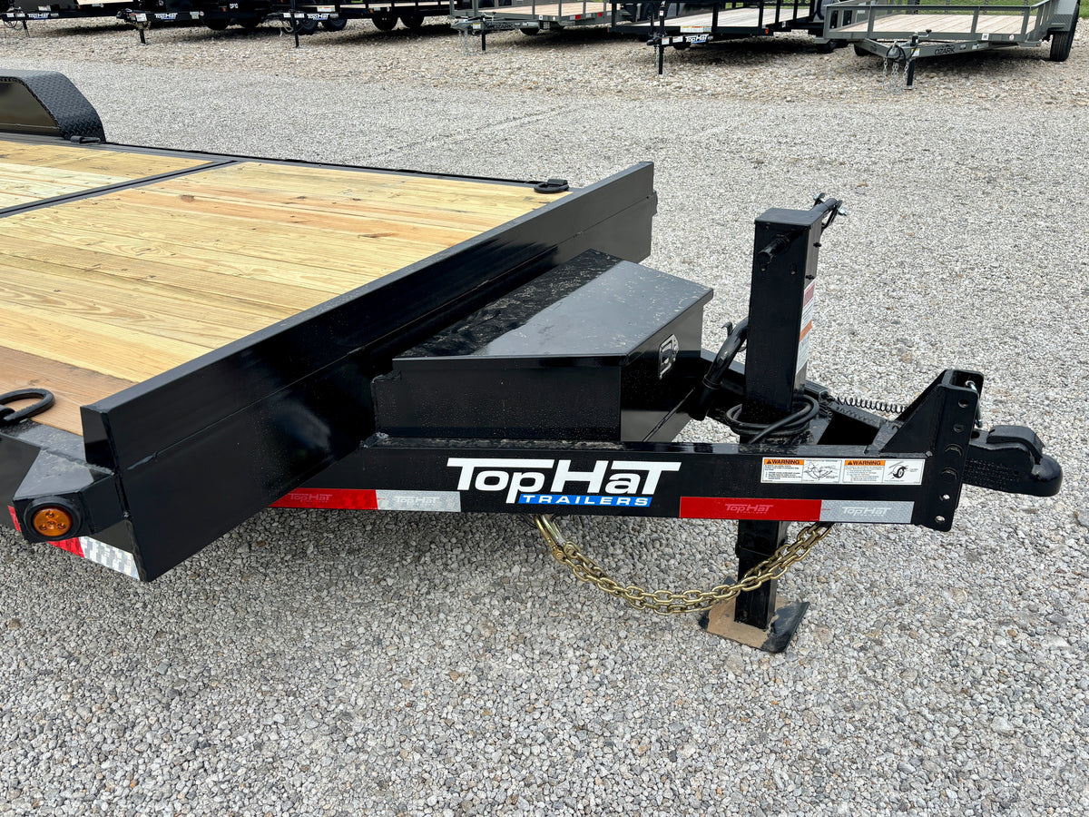 2026 Top Hat 22' 16K Tilt Trailer With Tool Box