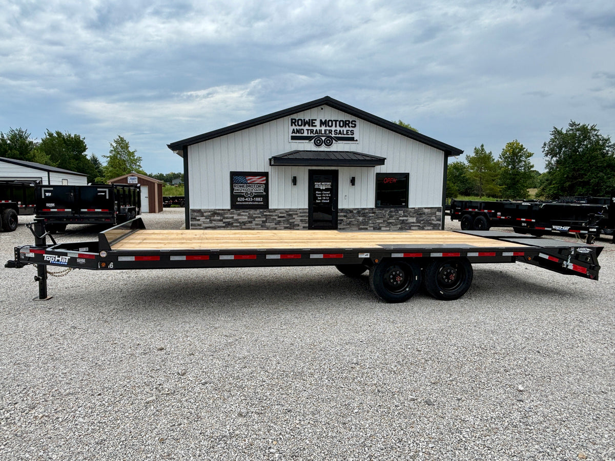 2026 Top Hat 102" x 24' 16K Bumper Pull Deck Over Trailer