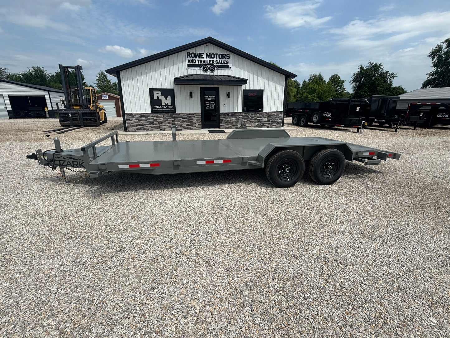 2025 Ozark 20' 10K Steel Deck Car Hauler Trailer