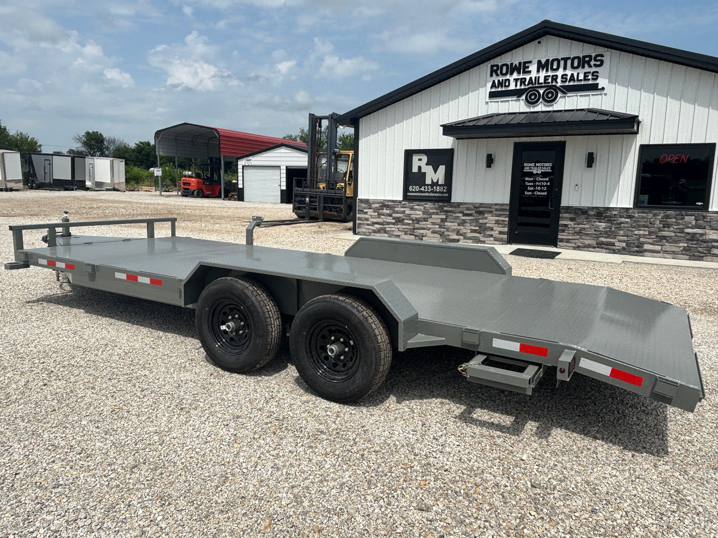 2025 Ozark 20' 10K Steel Deck Car Hauler Trailer
