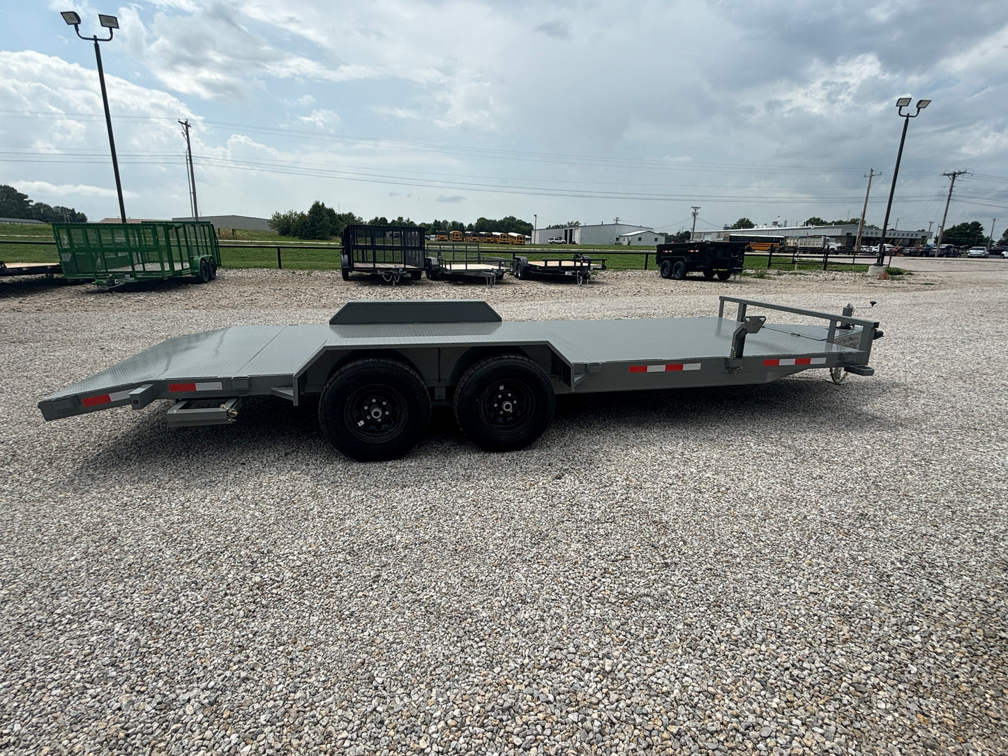 2025 Ozark 20' 10K Steel Deck Car Hauler Trailer
