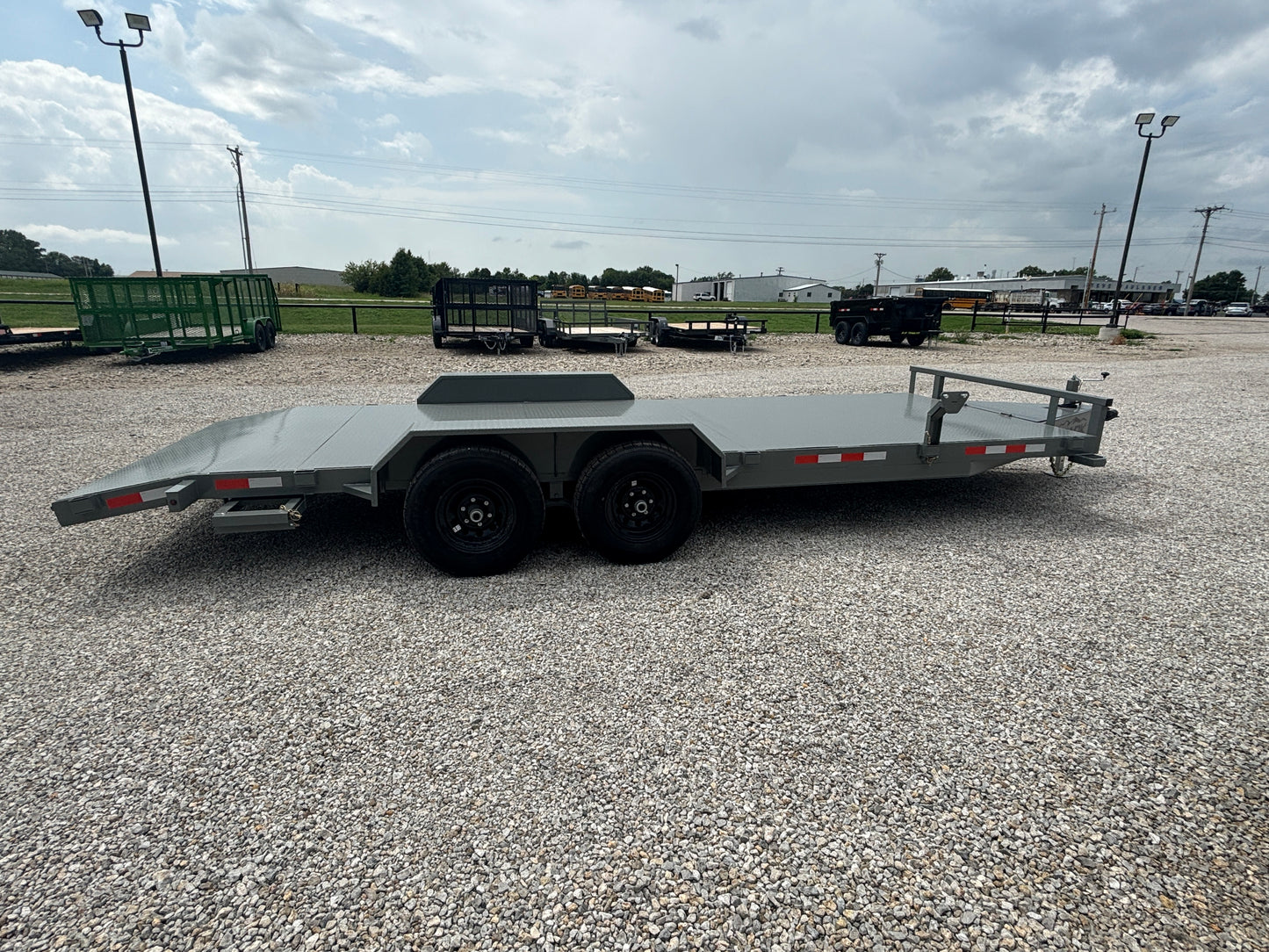 2025 Ozark 20' 10K Steel Deck Car Hauler Trailer