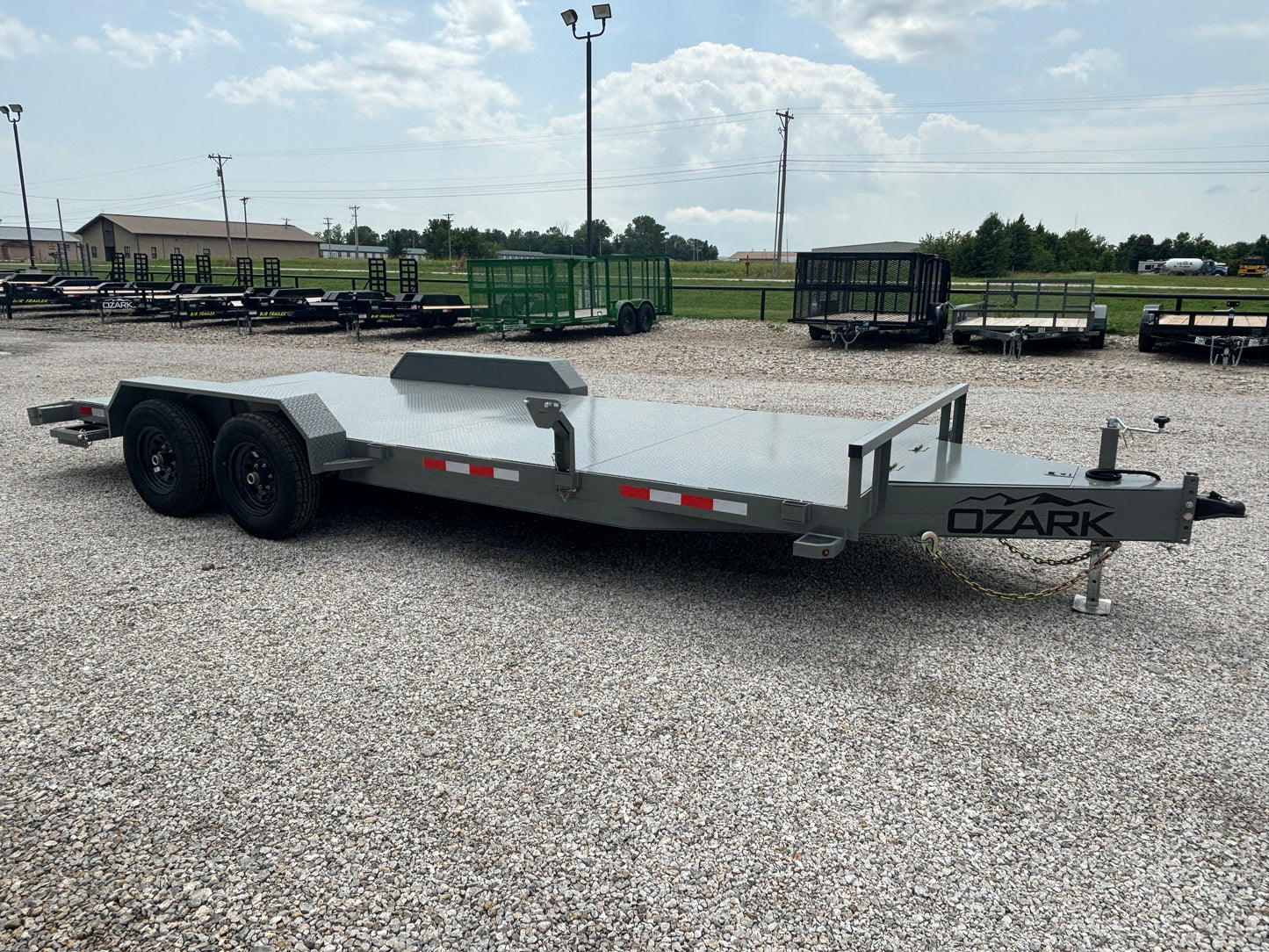 2025 Ozark 20' 10K Steel Deck Car Hauler Trailer