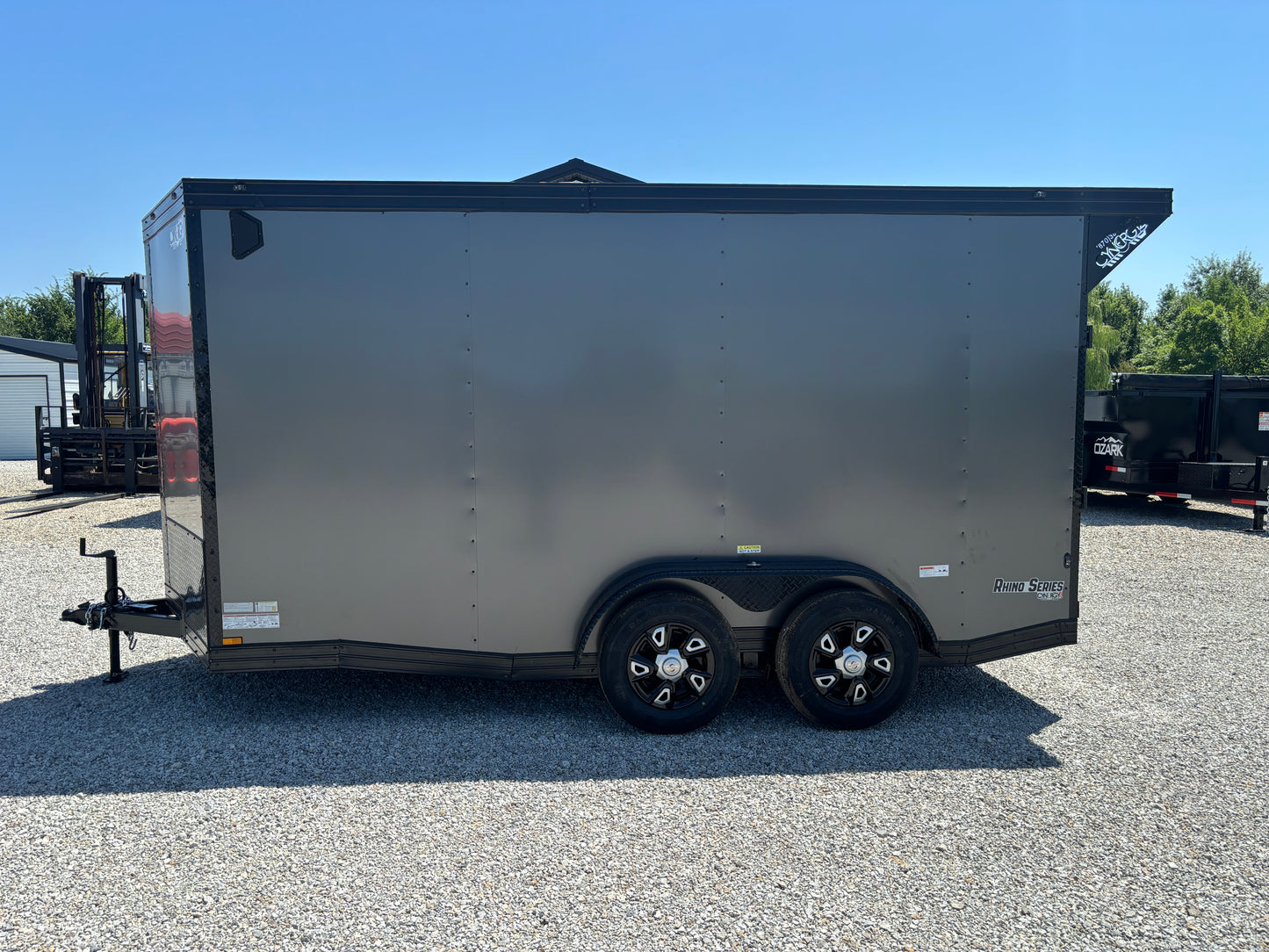 2025 Cynergy Cargo 7x14 Enclosed Cargo Trailer Charcoal Blackout