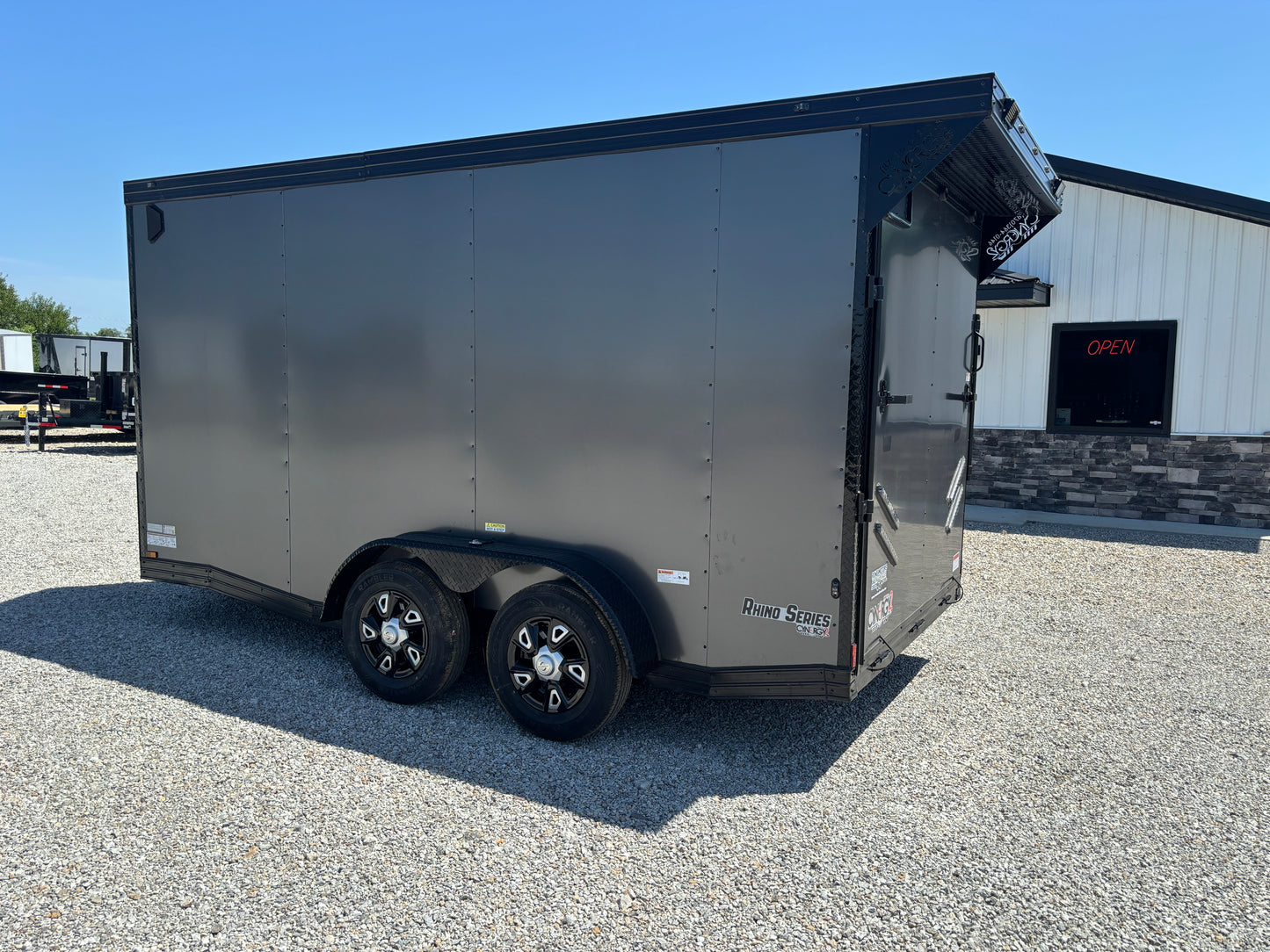 2025 Cynergy Cargo 7x14 Enclosed Cargo Trailer Charcoal Blackout