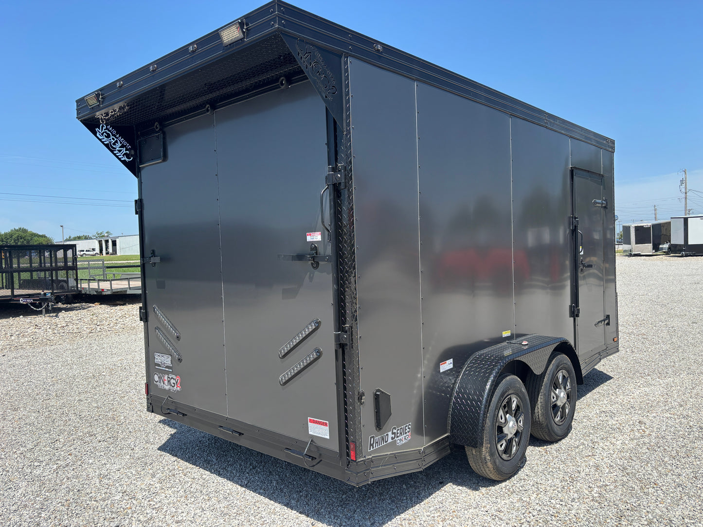 2025 Cynergy Cargo 7x14 Enclosed Cargo Trailer Charcoal Blackout