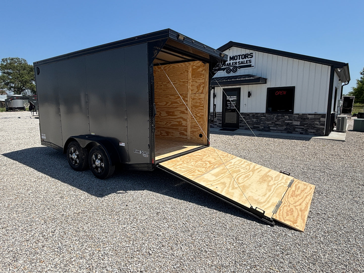 2025 Cynergy Cargo 7x14 Enclosed Cargo Trailer Charcoal Blackout