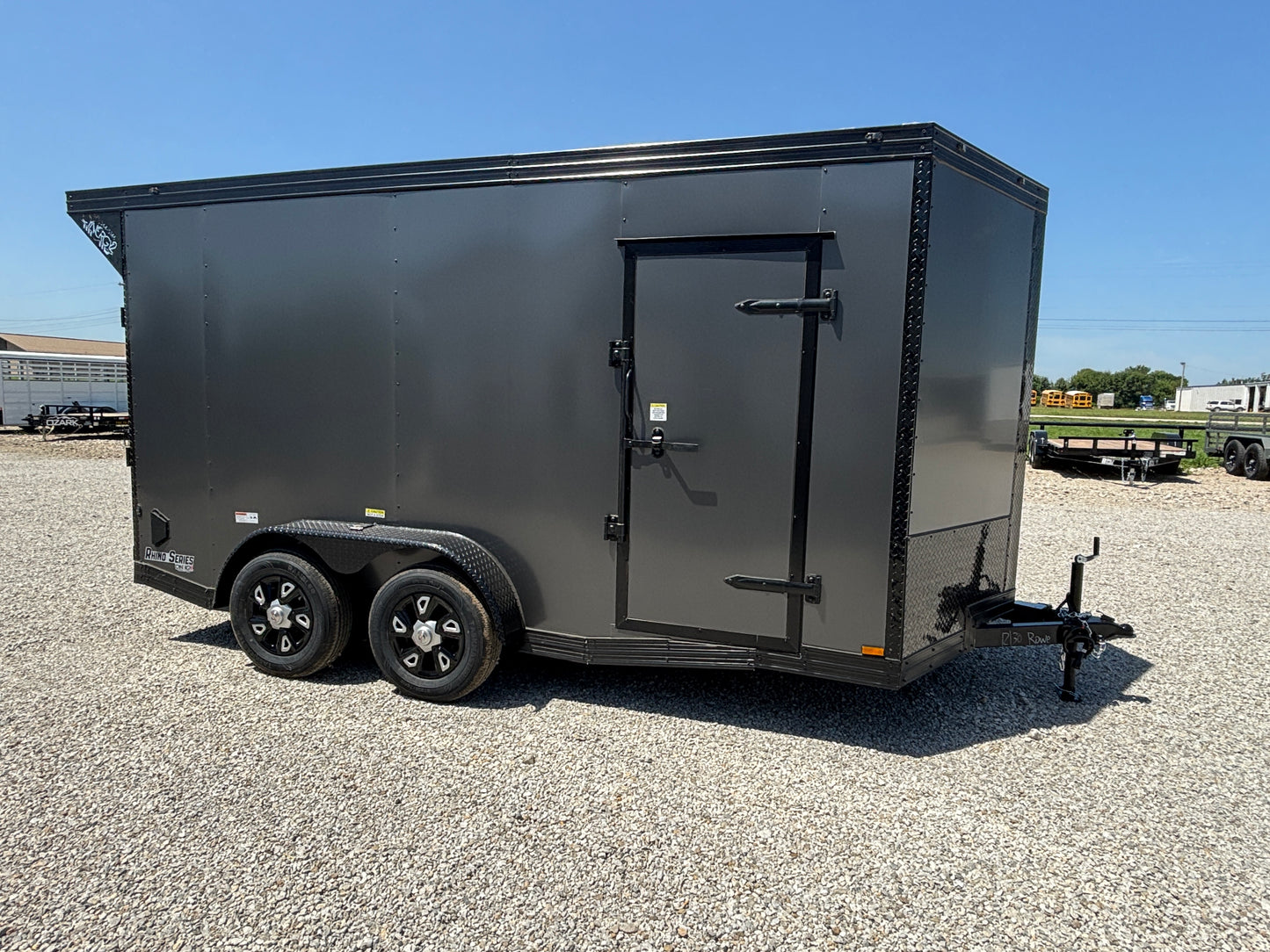 2025 Cynergy Cargo 7x14 Enclosed Cargo Trailer Charcoal Blackout