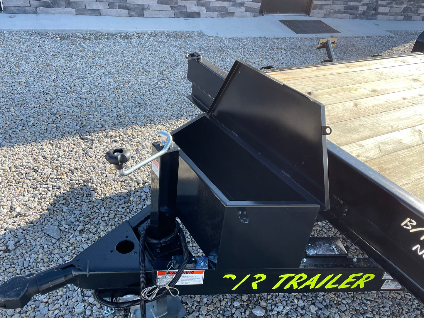 2025 B/R Trailer 20' 10K Trailer w/ Flip up Ramps