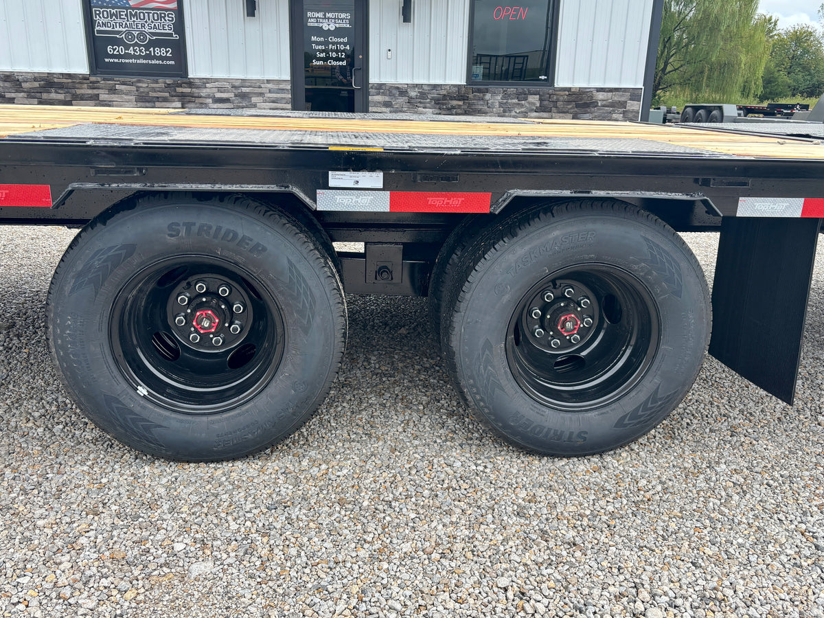 2027 Top Hat 28' 24K Gooseneck Flatbed Trailer