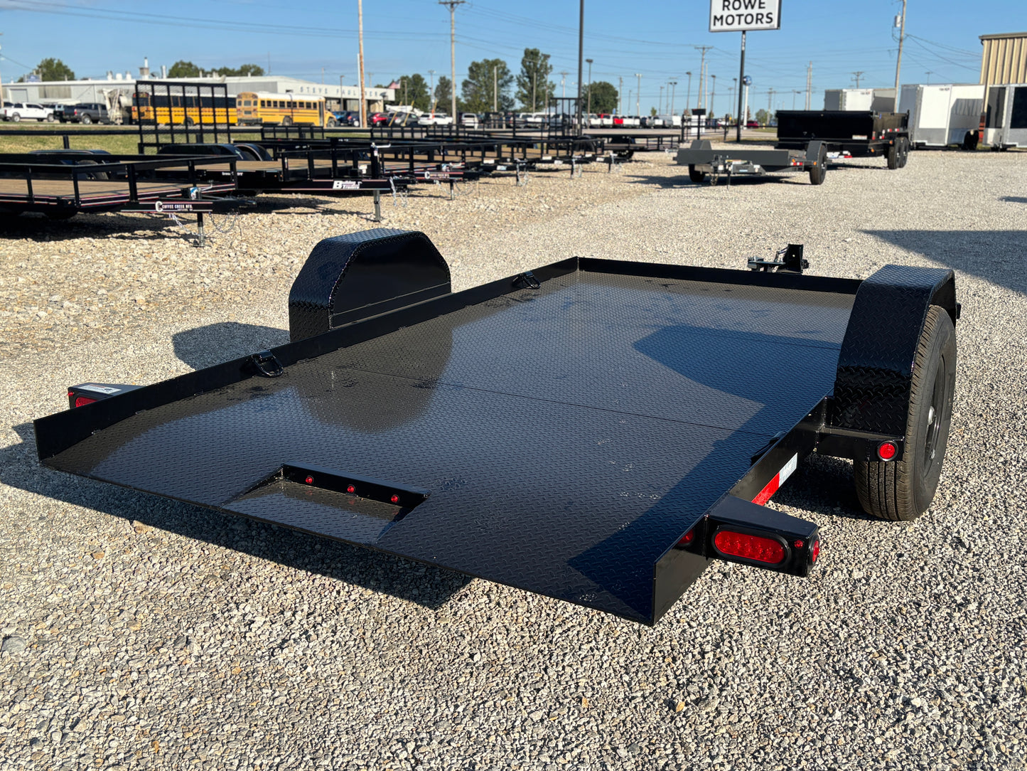 2026 Top Hat 80" X 12' SAET 7K Steel Deck Tilt Trailer