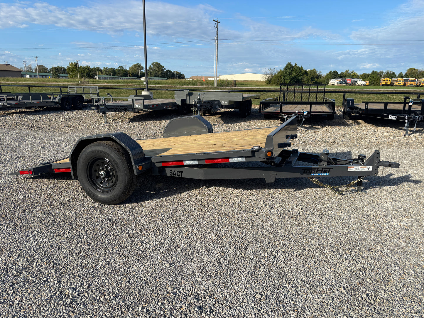 2026 Top Hat 80" x 13' SACT 7K Scissor Tilt Trailer