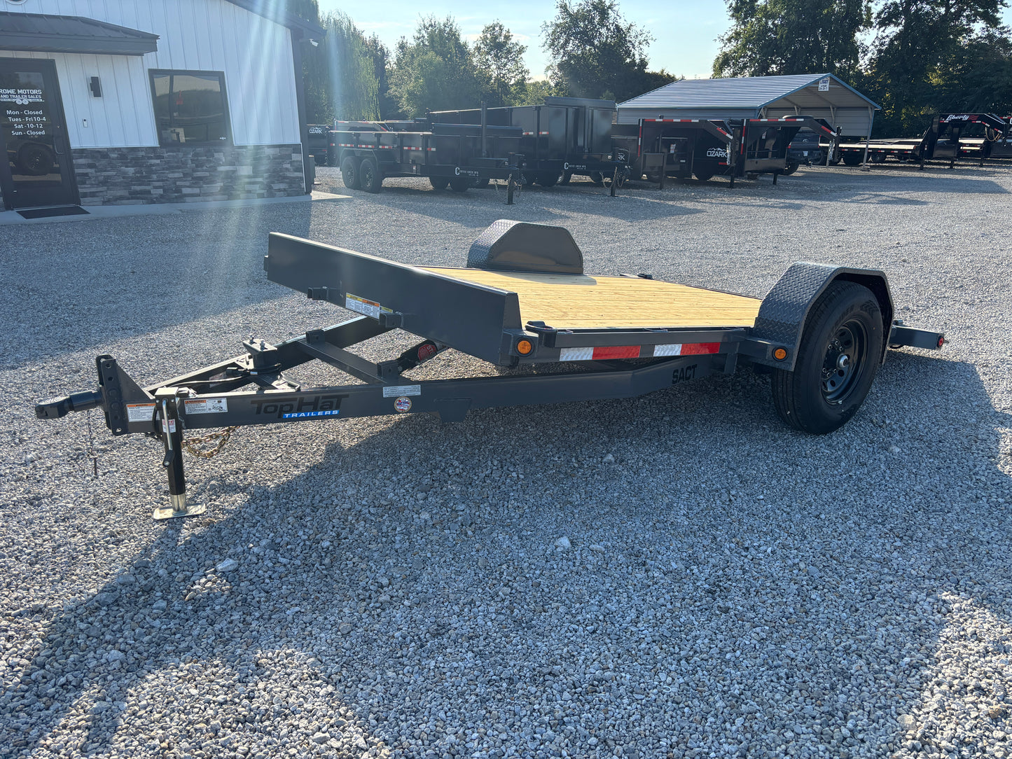 2026 Top Hat 80" x 13' SACT 7K Scissor Tilt Trailer
