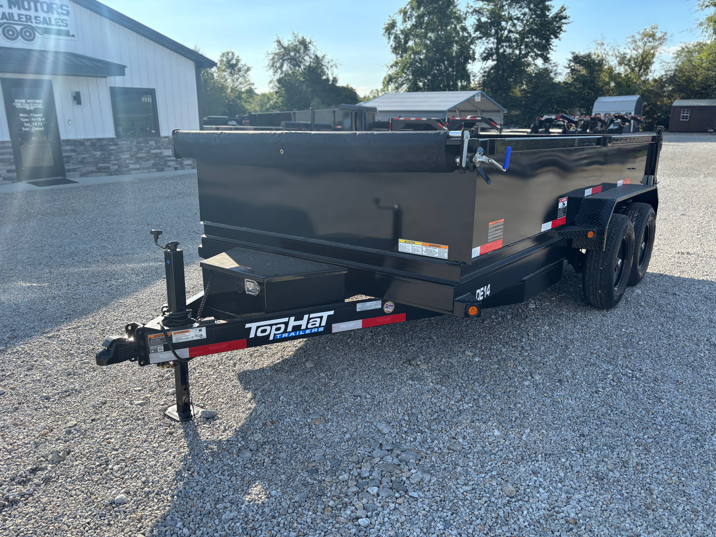 2026 Top Hat 14' 14K Dump Trailer