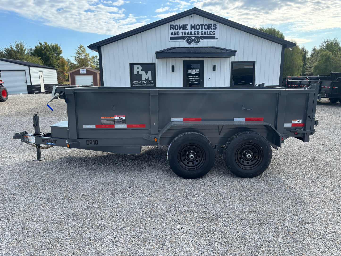 2026 Top Hat 12' 10K Dump Trailer