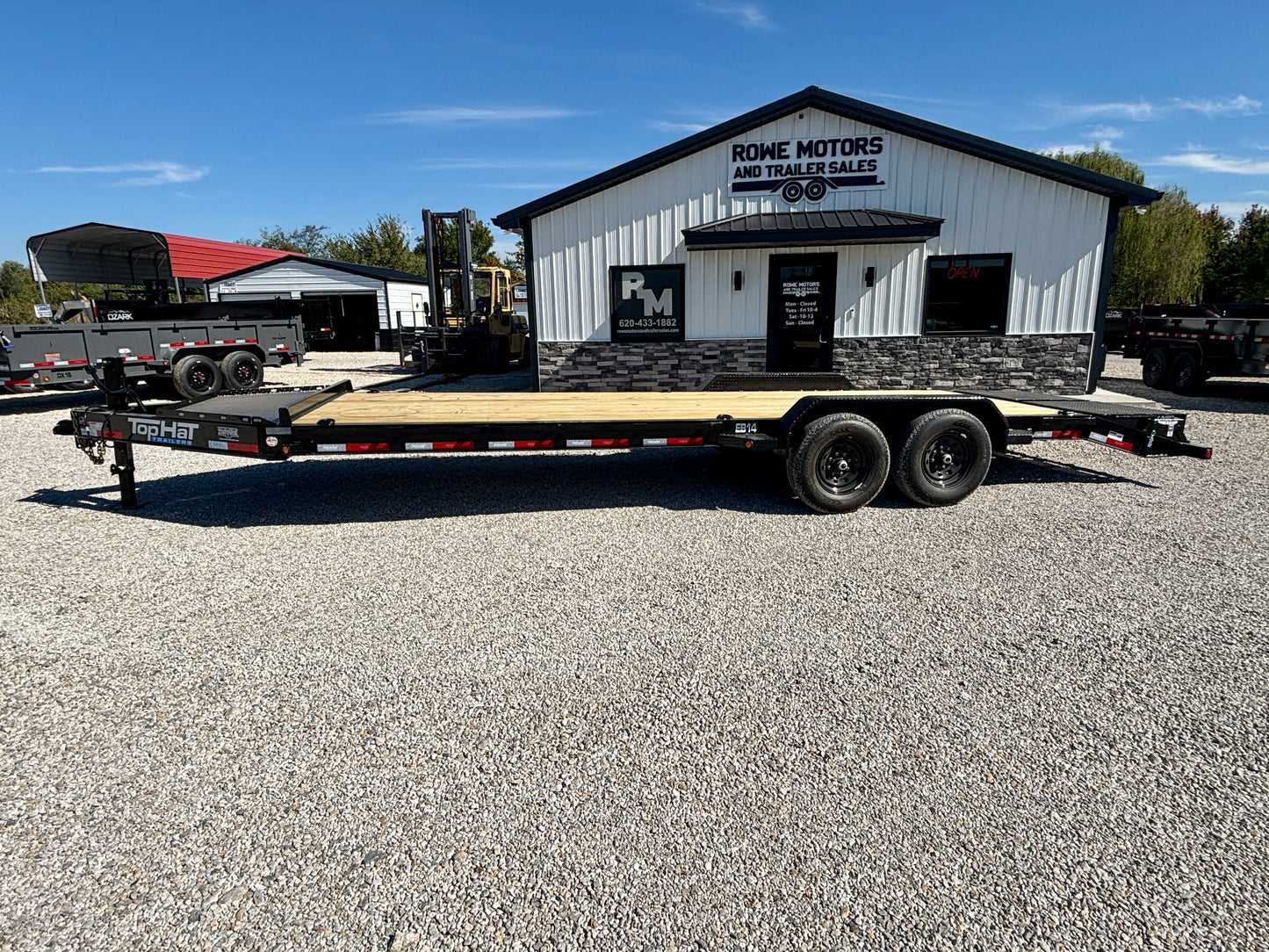 2026 Top Hat 24' 14K I Beam Equipment Trailer