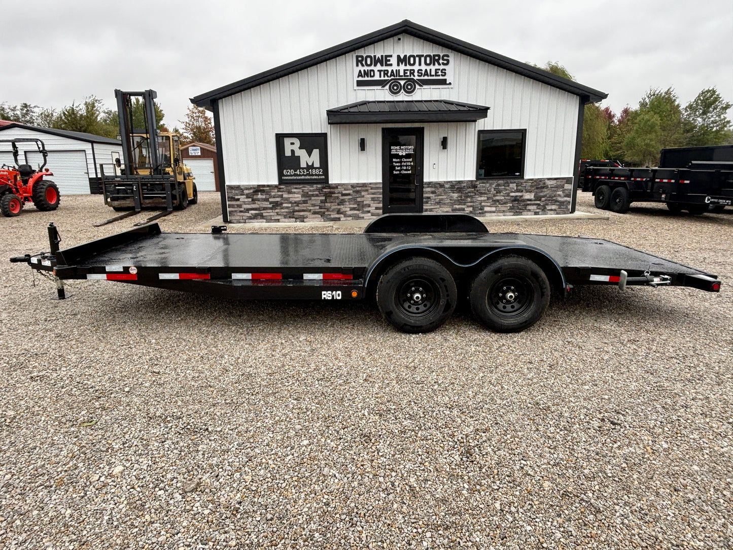 2026 Top Hat 20' 10K Rally Steel Deck Car Hauler Trailer