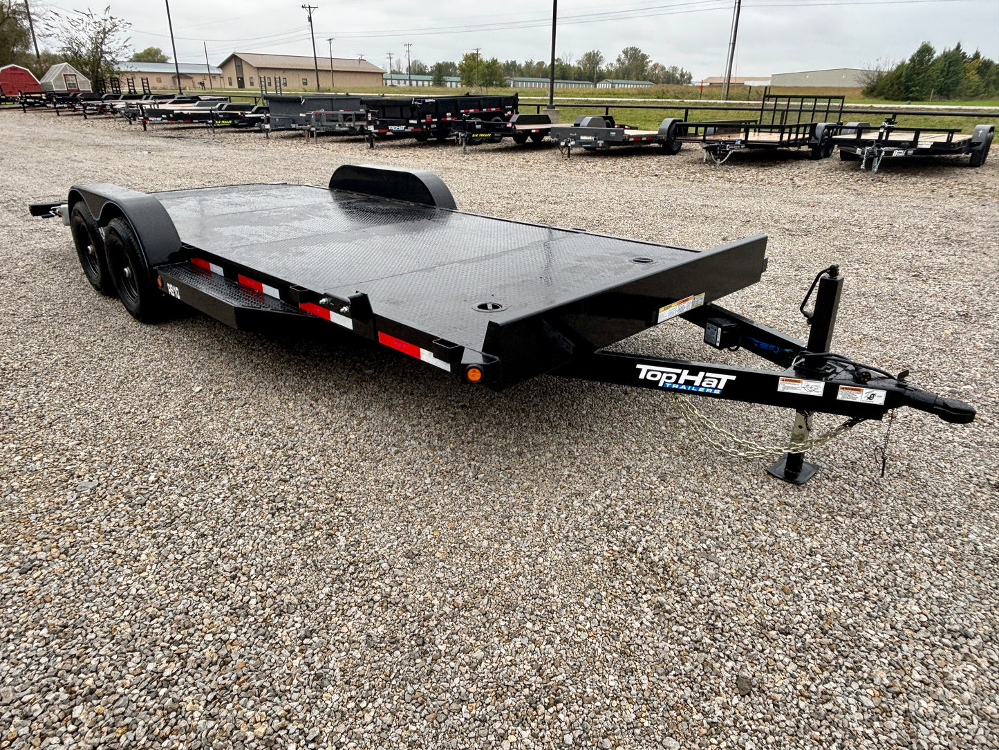 2026 Top Hat 20' 10K Rally Steel Deck Car Hauler Trailer