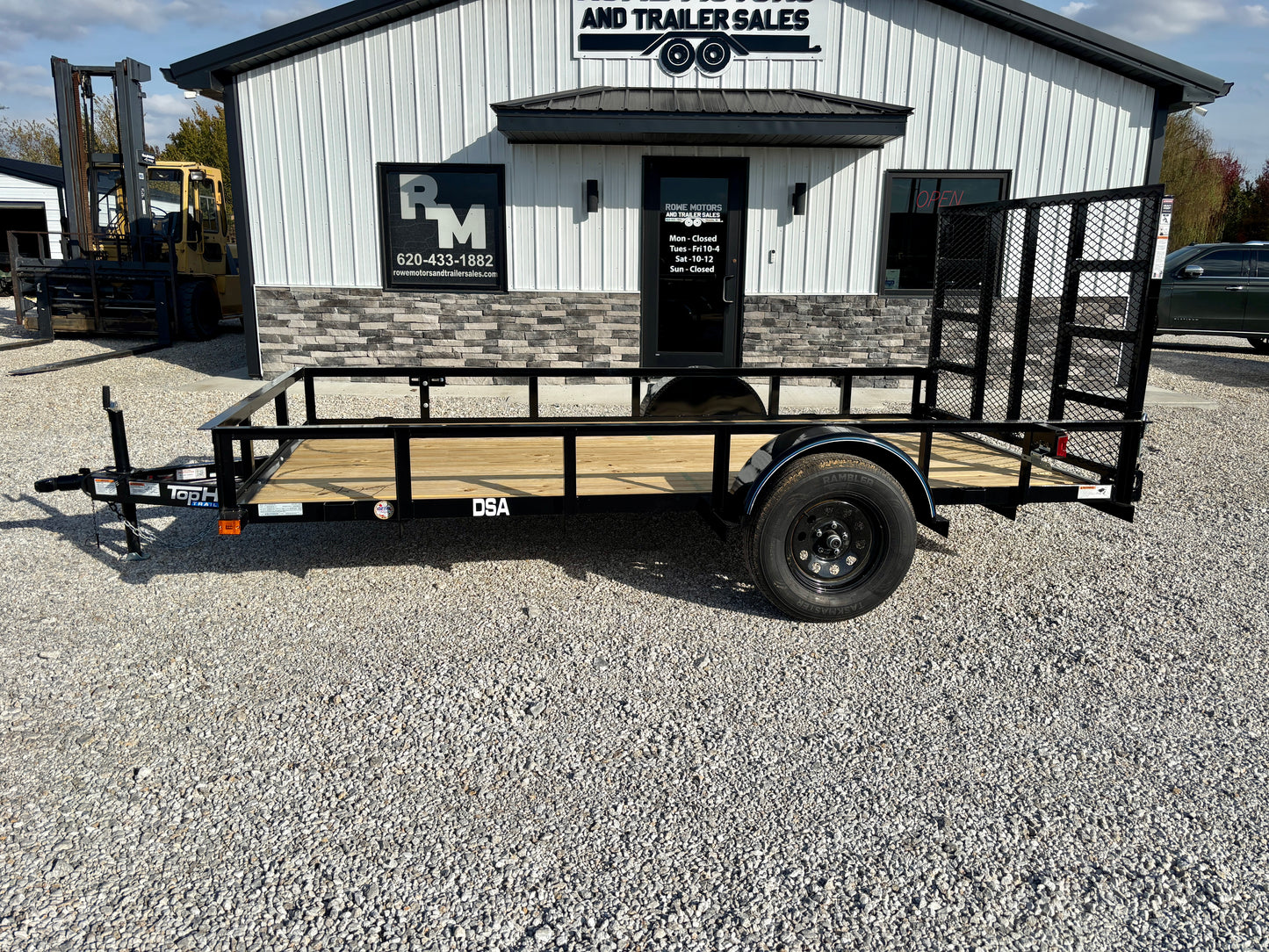 2026 Top Hat 77" x 12' Utility Trailer