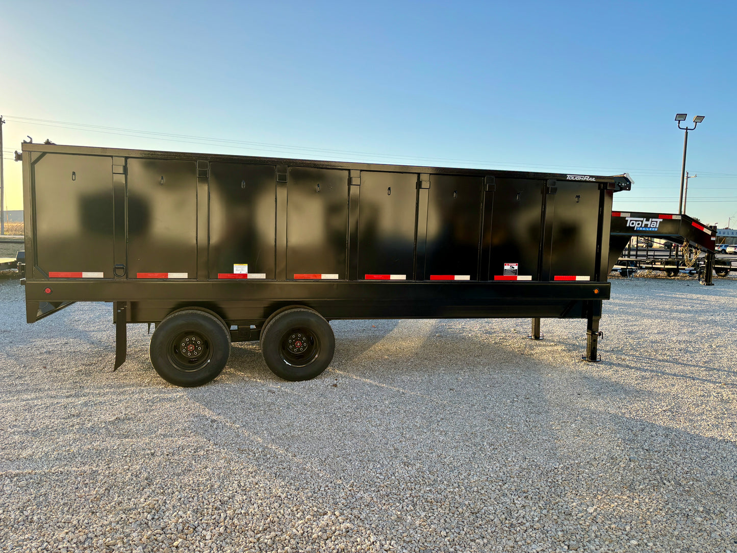 2026 Top Hat 96" x 20' 24K Gooseneck Dump Trailer With 4' Sides