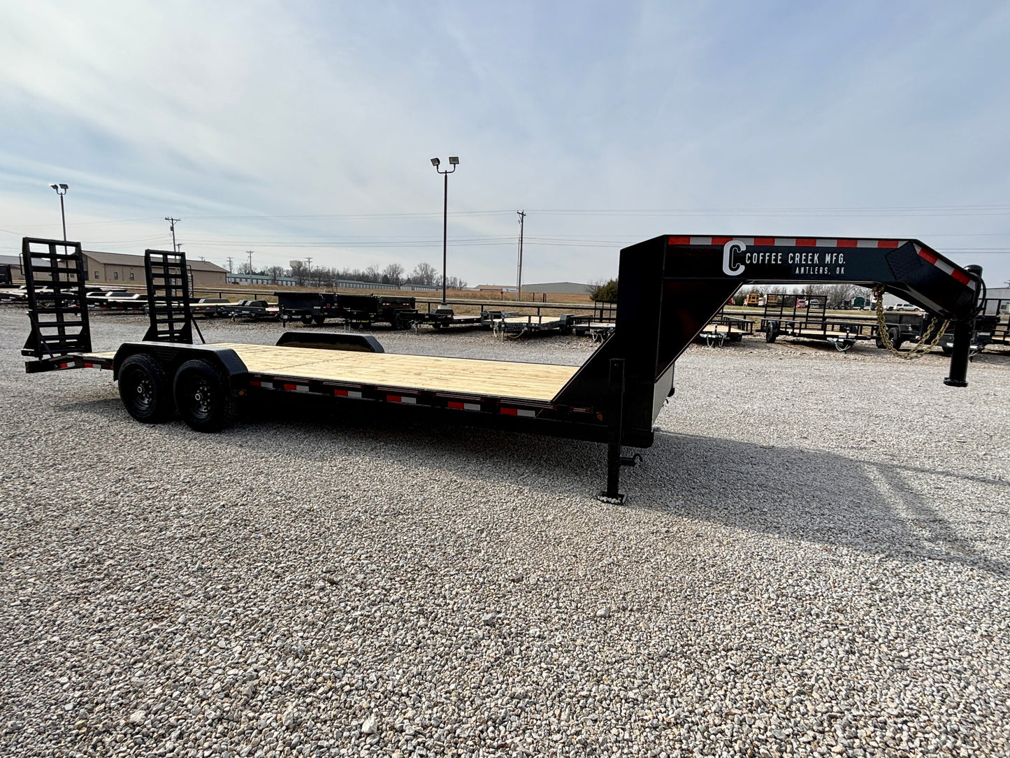 2026 Coffee Creek 24' 14K Gooseneck Equipment Trailer