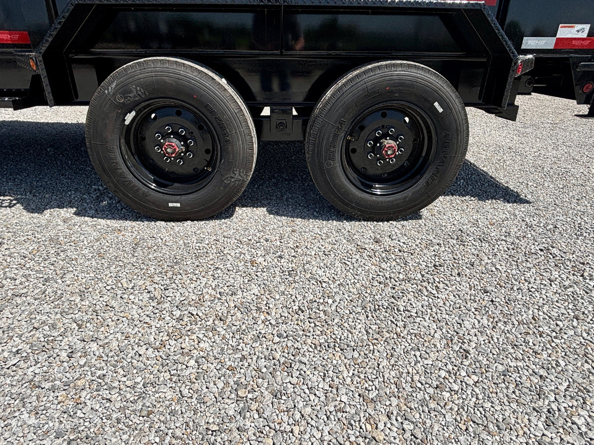 2026 Top Hat 16' 20K Gooseneck Dump Trailer