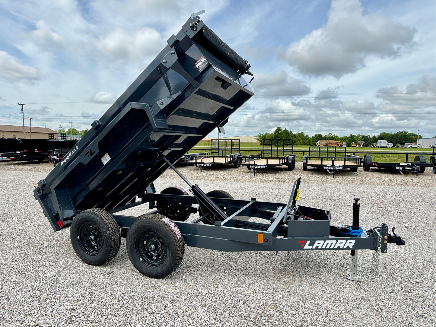 2026 Lamar 5'x 10' 7K Mini Dump Trailer