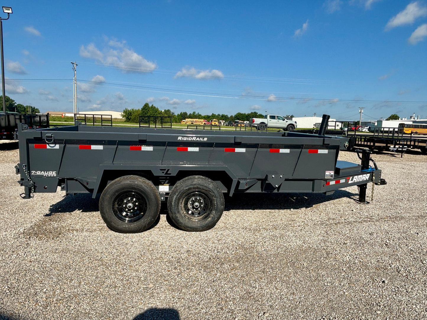 2026 Lamar 14' 14K Dump Trailer With 2' Sides