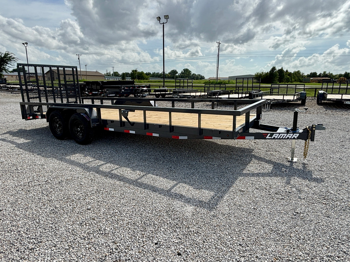 2027 Lamar 83" x 22' 10K Utility Trailer *Tube Top*