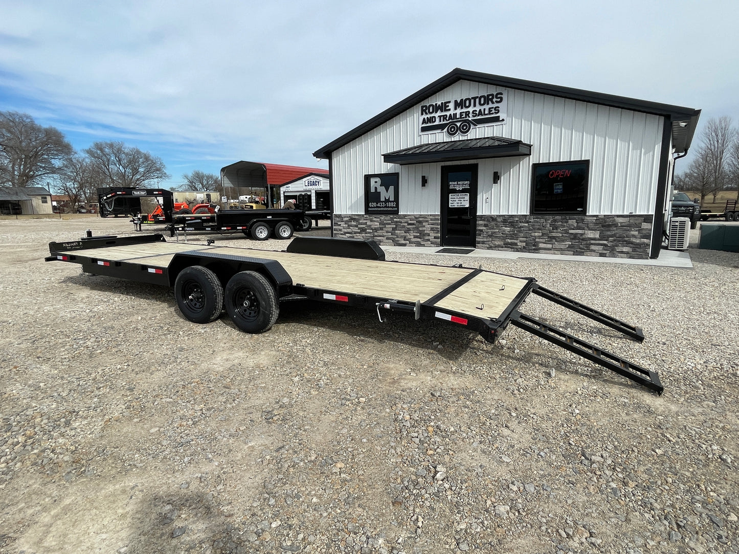 2025 B/R 24' 10K Car Trailer / SXS Hauler