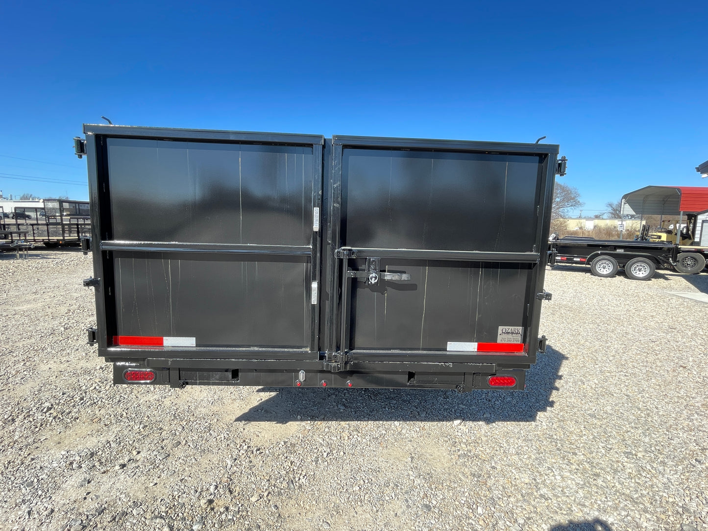2025 Ozark 16' 16K Gooseneck Telescopic Dump Trailer with 4' Sides