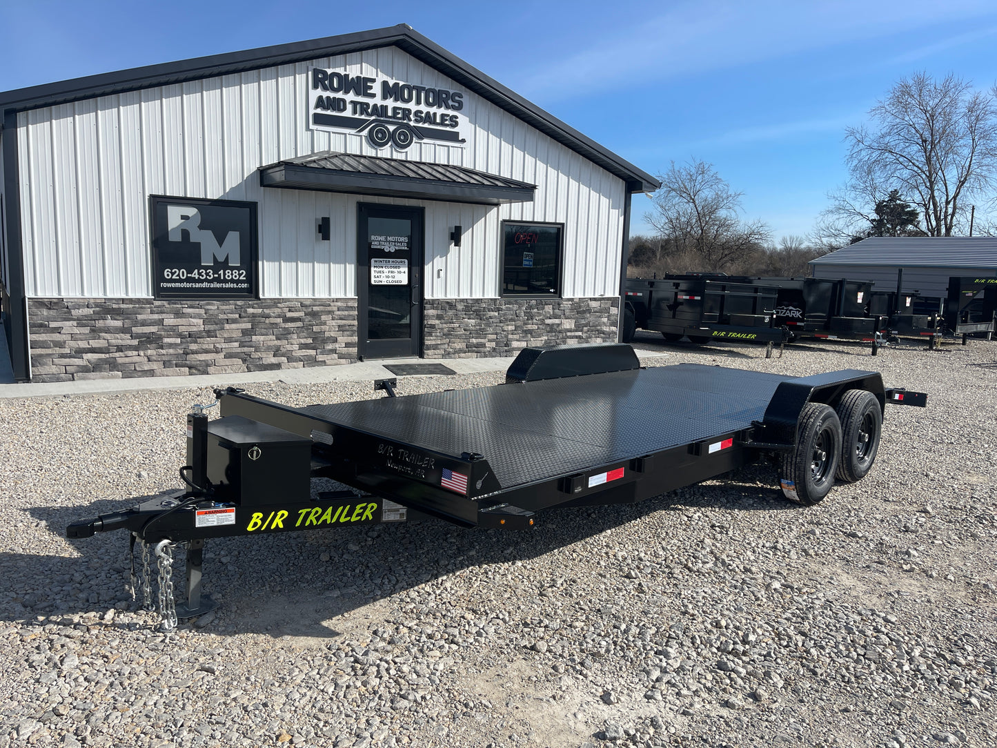 2025 B/R 20' 10K Steel Deck Car Trailer