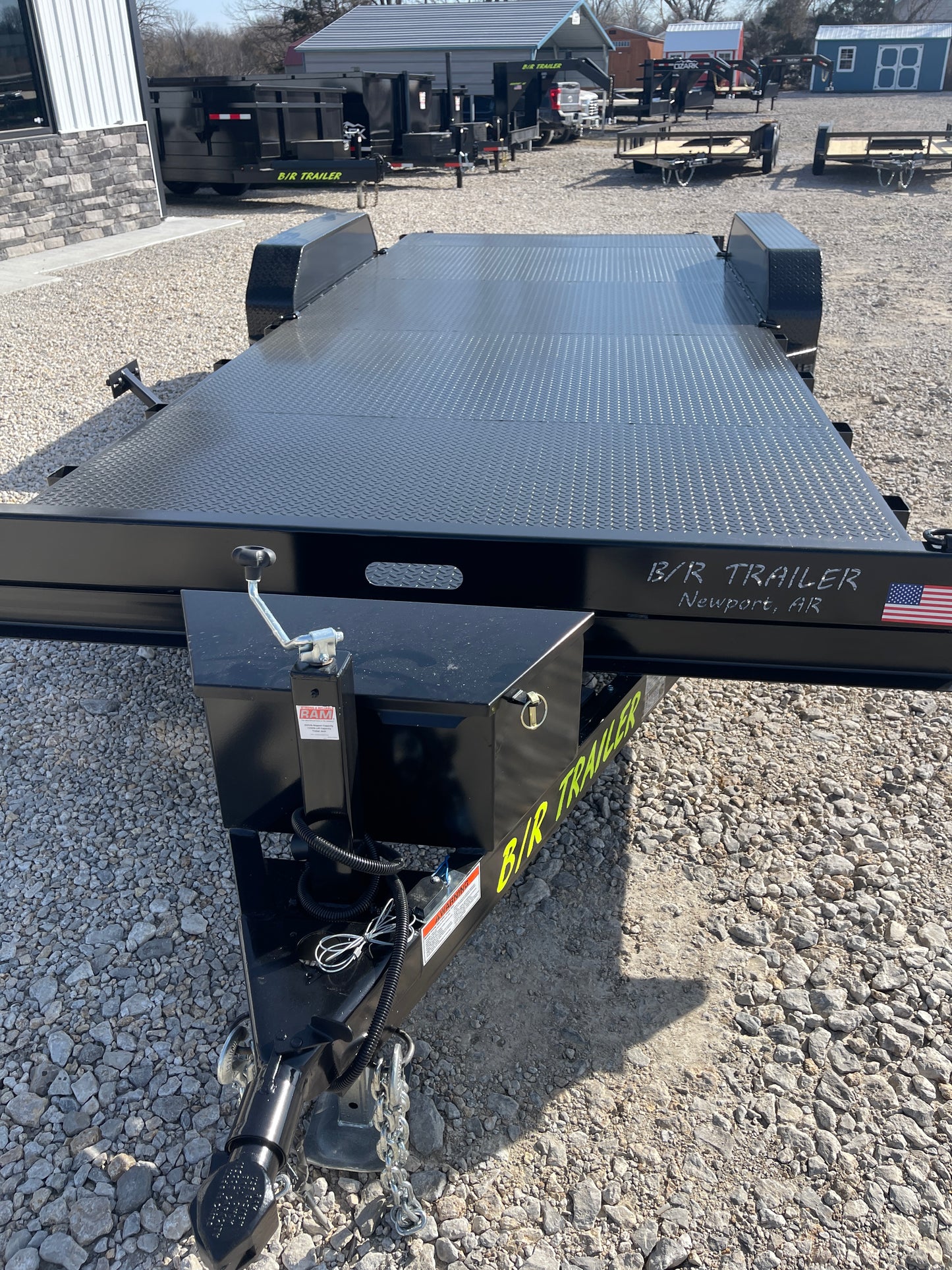 2025 B/R 20' 10K Steel Deck Car Trailer
