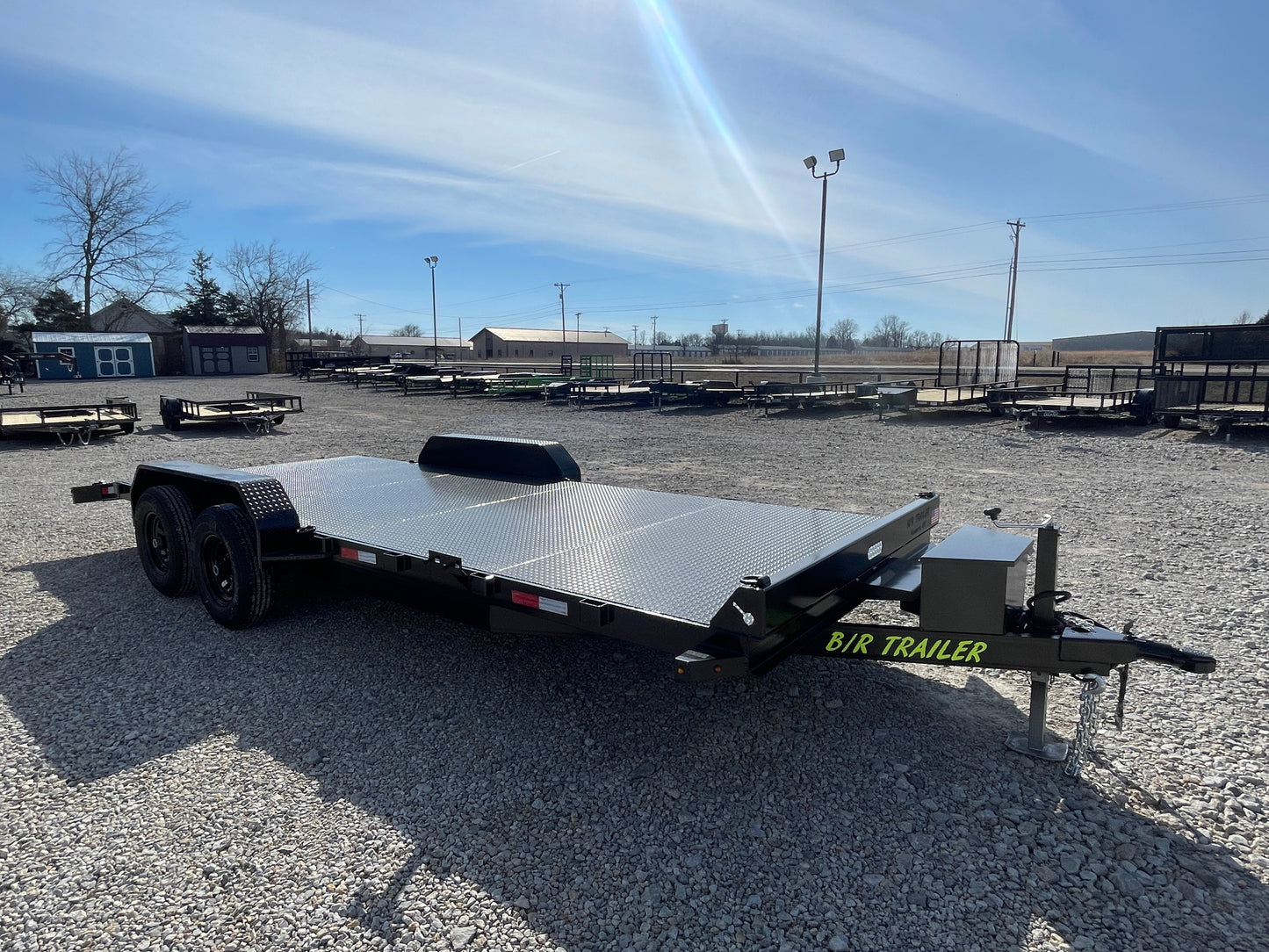 2025 B/R 20' 10K Steel Deck Car Trailer